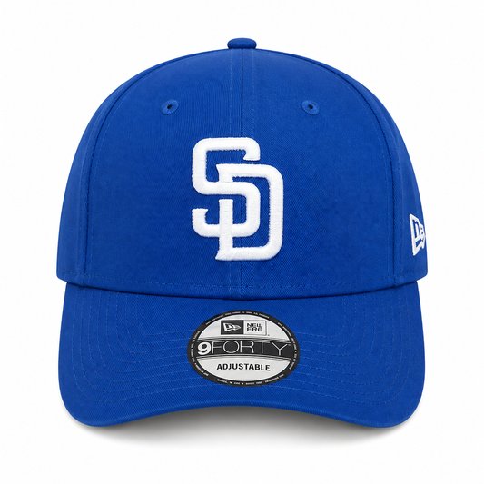 Gorro Original San Diego Padres New Era 9FORTY Ajustable Azul