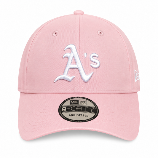 Gorro Original Oakland Athletics New Era 9FORTY Ajustable Rosado