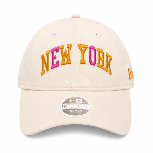 Gorro New Era 9FORTY New York Original – Beige
