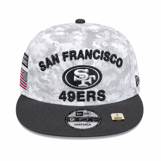 Gorro New Era 9FIFTY San Francisco 49ers Camuflaje Gris Snapback