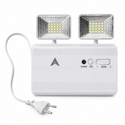 Foco de Emergencia LED Recargable con Doble Foco Ajustable