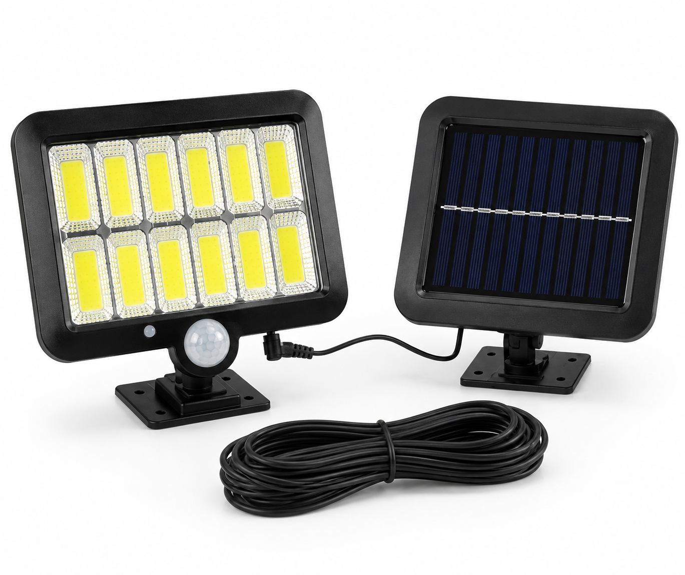 Foco LED Solar Exterior 250W con Sensor de Movimiento