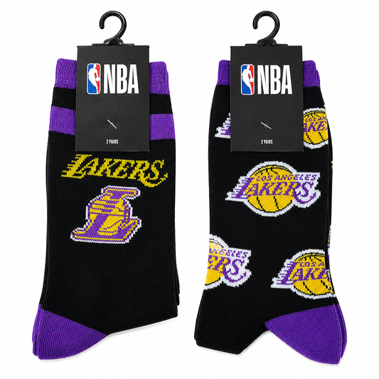 Pack 2 Calcetines NBA Lakers Crew Unisex Originales