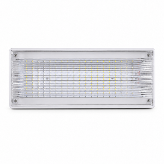 Lámpara de Emergencia LED Rectangular de Alta Iluminación