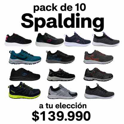 Pack de 10 Zapatillas Spalding A tu elección