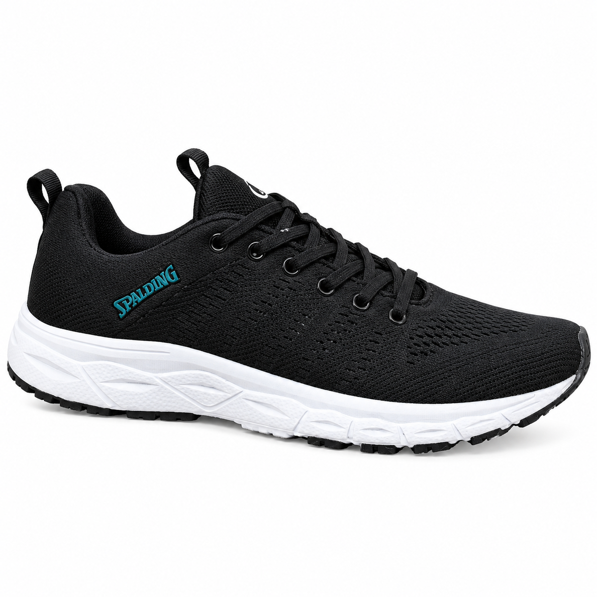 Zapatilla Spalding  Logo azul deportiva negro