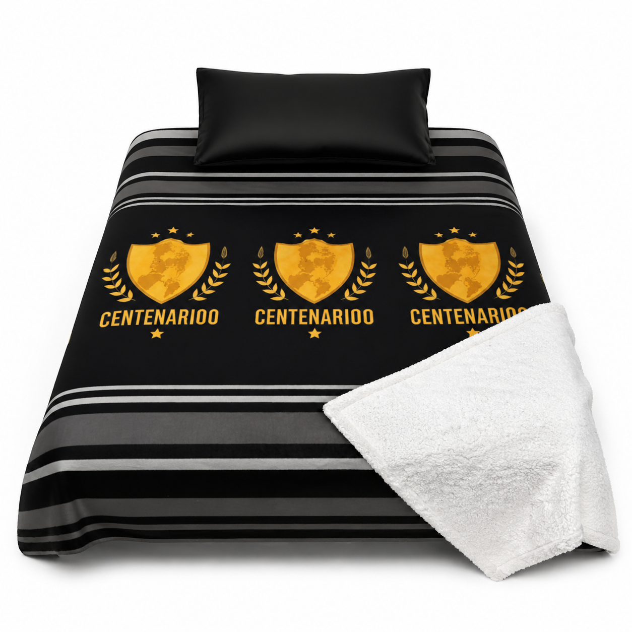 Frazada Polar Sherpa Colo-Colo Centenario 2 Plazas 200x200
