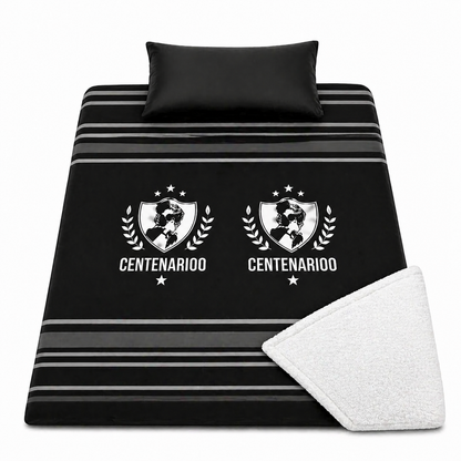 Frazada Polar Sherpa Colo-Colo Centenario 1.5 Plazas 150x200