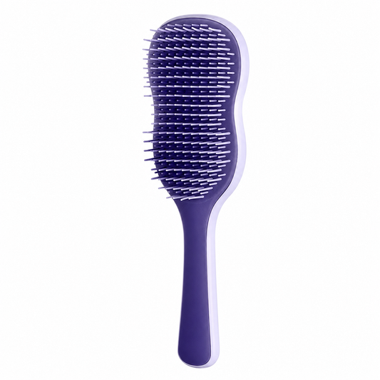 Cepillo Desenredante para Cabello Crespo Morado – Cerdas Flexibles