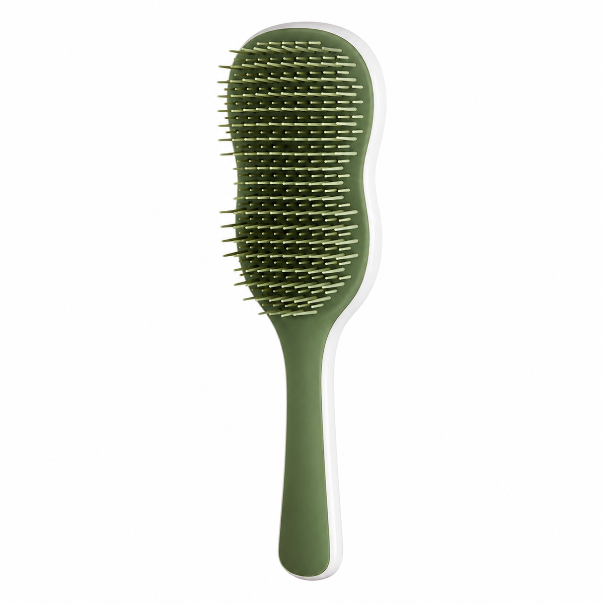 Cepillo Desenredante para Cabello Verde con Cerdas Flexibles