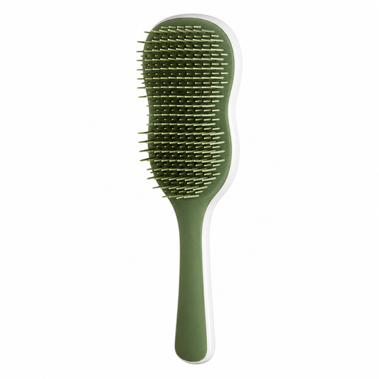 Cepillo Desenredante para Cabello Verde con Cerdas Flexibles