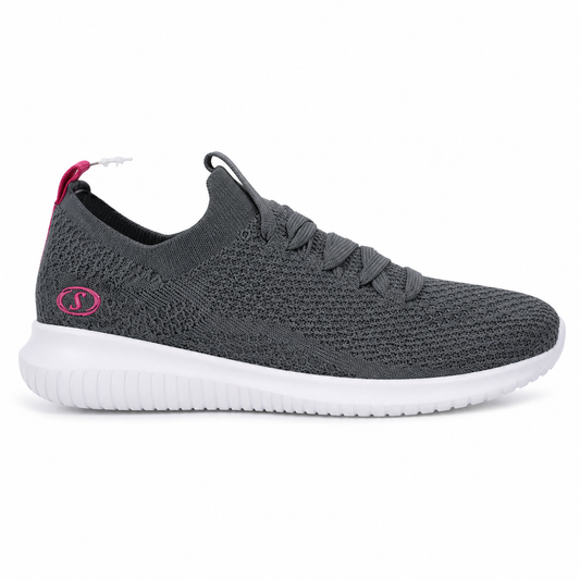 Zapatilla Urbana Spalding Gris/Rosado Mujer
