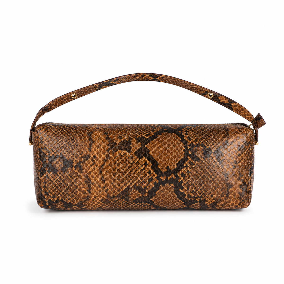 Cartera Shoulder Isadora Snake Camel