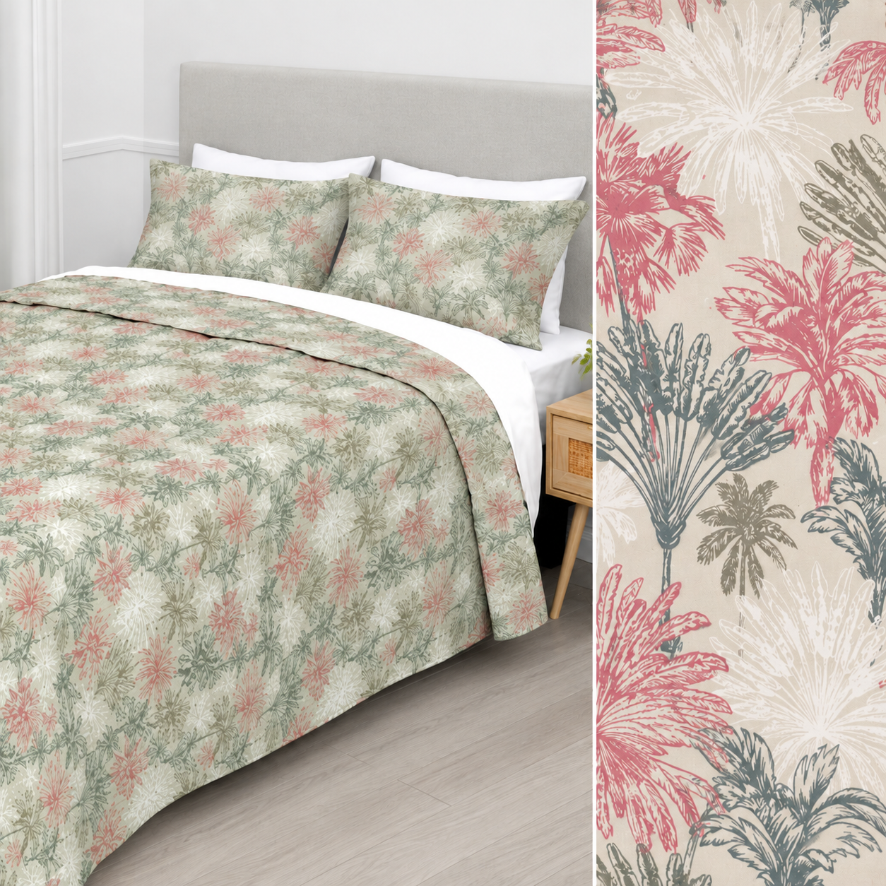 Cobertor Quilt  Mashini 2.5 Plazas Tropical