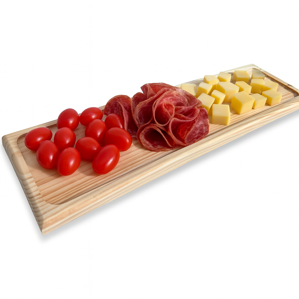 tabla de Picoteo Pino mod 3 70x23x2 cm