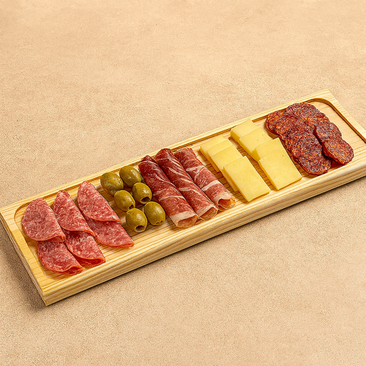 tabla de Picoteo Pino mod 3 70x23x2 cm