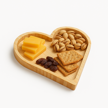 Tabla de Picoteo Corazón 22x22x2 cm