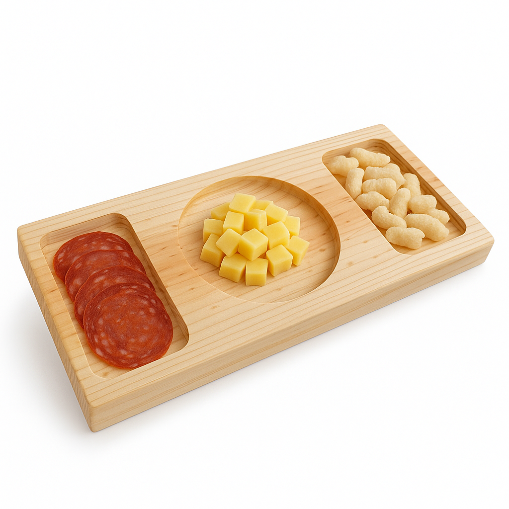Tabla de Picoteo Pino mod 3 50x23x2 cm