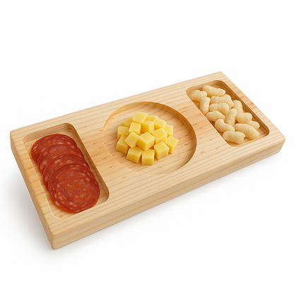 Tabla de Picoteo Pino mod 3 50x23x2 cm