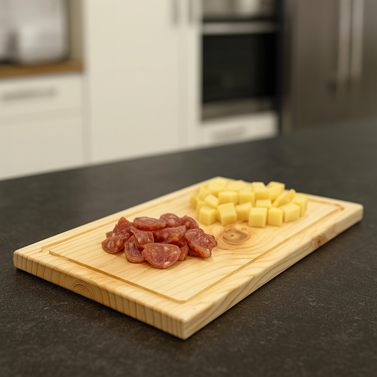Tabla de Picoteo mod 1 Pino 50x23x2 cm