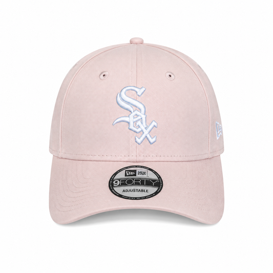 Gorro Original Chicago White Sox New Era 9FORTY Ajustable Rosado