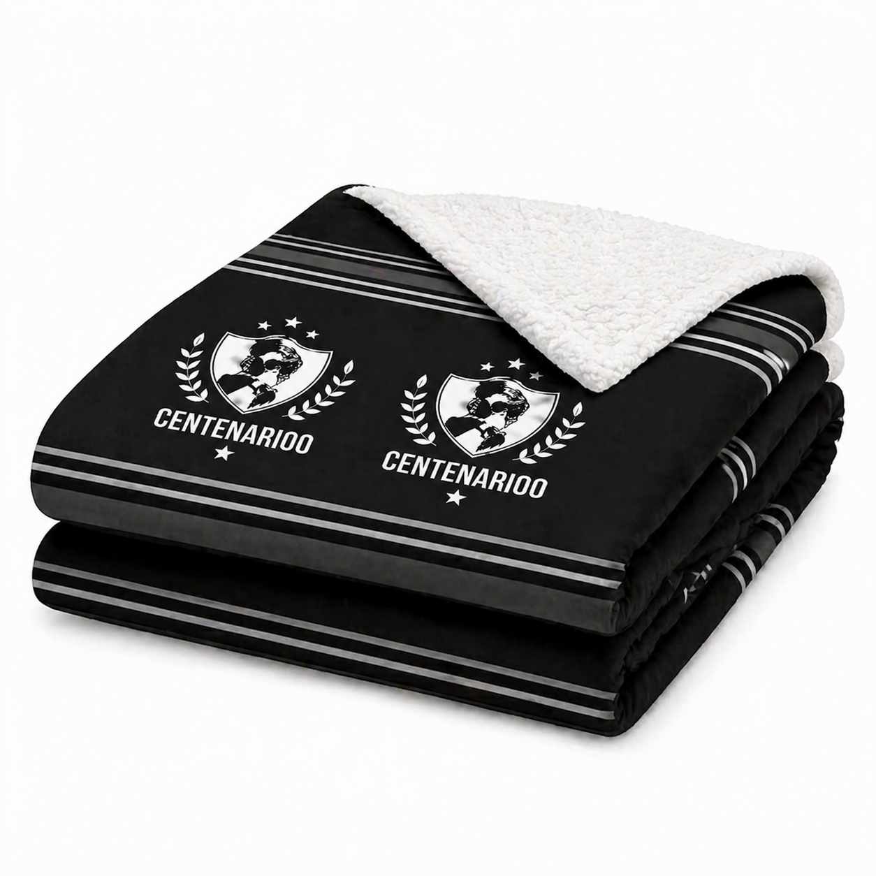 Frazada Polar Sherpa Colo-Colo Centenario 1.5 Plazas 150x200