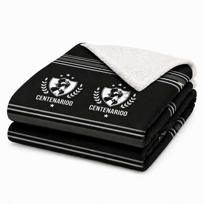 Frazada Polar Sherpa Colo-Colo Centenario 1.5 Plazas 150x200