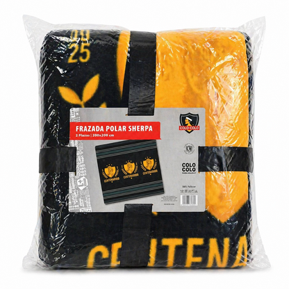 Frazada Polar Sherpa Colo-Colo Centenario 2 Plazas 200x200