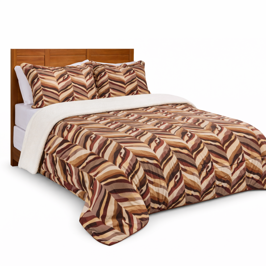 Pack de 2 Plumón Sherpa de  2 plazas – Mashini 220x240 cm (UNICO MODELO)