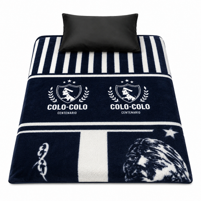 Frazada Polar Sherpa Colo-Colo Centenario 2 Plazas 200x200 MODELO2