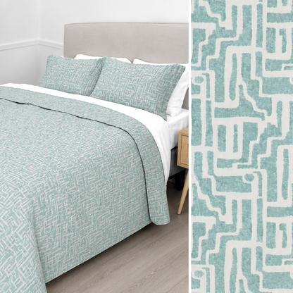 Cobertor Quilt  Mashini 2 Plazas Abstracto