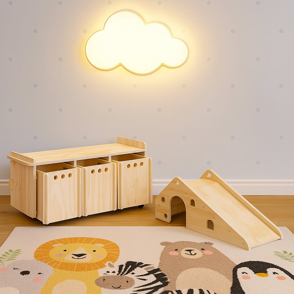 Pack 22 Montessori: Organizador + Resbalín para Niños