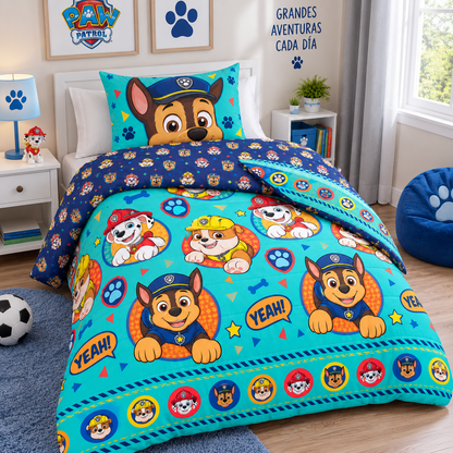 Plumon Mashini 1.5 Plazas Paw Patrol