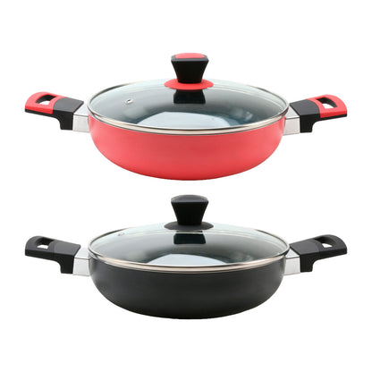 ARROCERA DORAL LOMBARDI CON TAPA 26CM color rojo