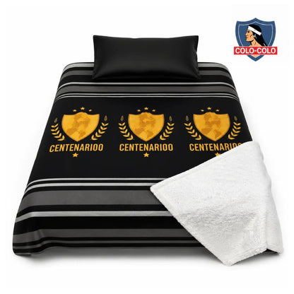Frazada Polar Sherpa Colo-Colo Centenario 2 Plazas 200x200