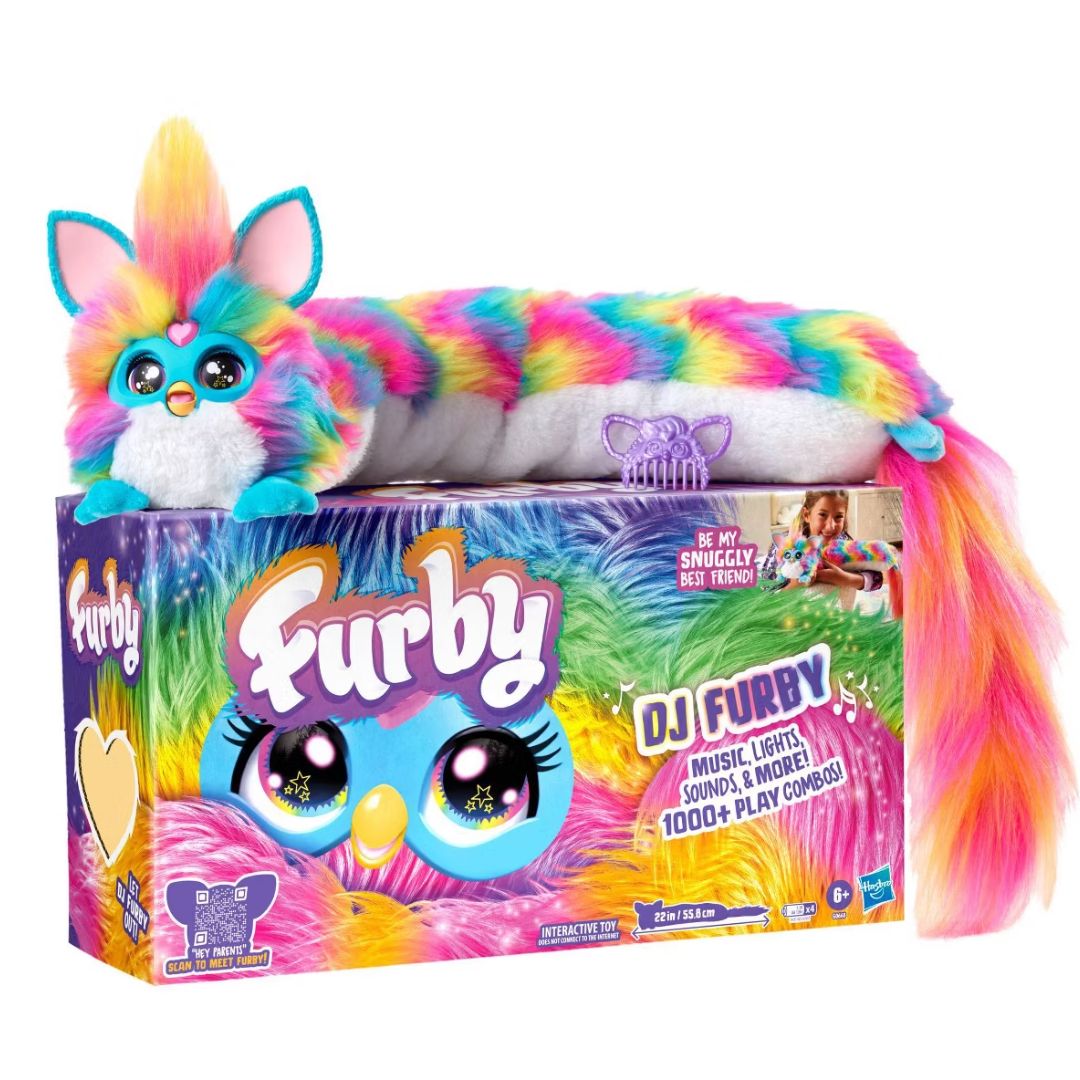 Mascota Interactiva Furby Rainbow Dj Español