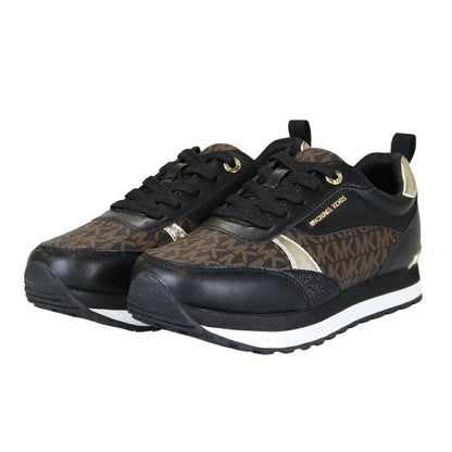 Zapatillas MICHAEL KORS EMMET RUMI MK01414001 NAPPA PU NEGRO/MARRÓN
