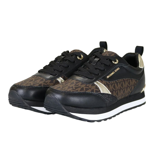 Zapatillas MICHAEL KORS EMMET RUMI MK01414001 NAPPA PU NEGRO/MARRÓN