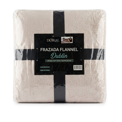 PACK DE 10 Frazada Térmica Doral Línea Dublin 1.5 Plazas COLORES SURTIDOS