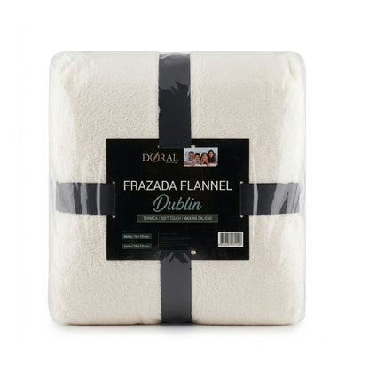 PACK DE 10 Frazada Térmica Doral Línea Dublin 1.5 Plazas COLORES SURTIDOS