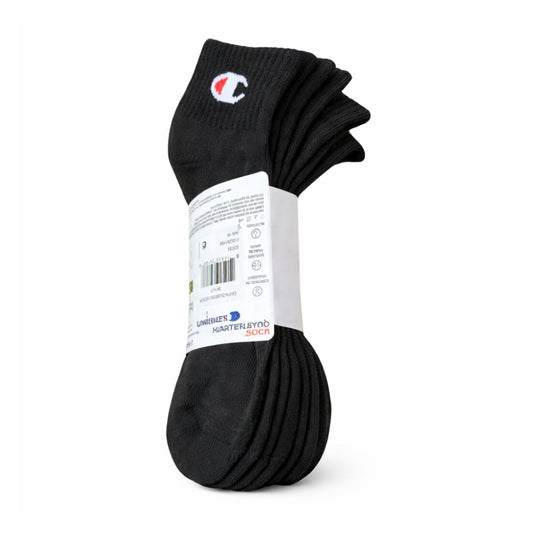 Pack de 3 Pares de Calcetines Cortos Champion Negros de 8 a 11.5