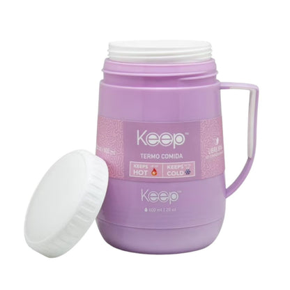 TERMO DE COMIDA PP 600ML KEEP MORADO LILA