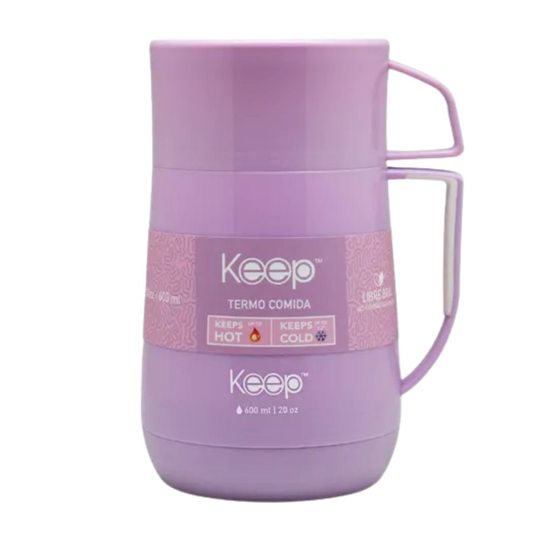 TERMO DE COMIDA PP 600ML KEEP MORADO LILA