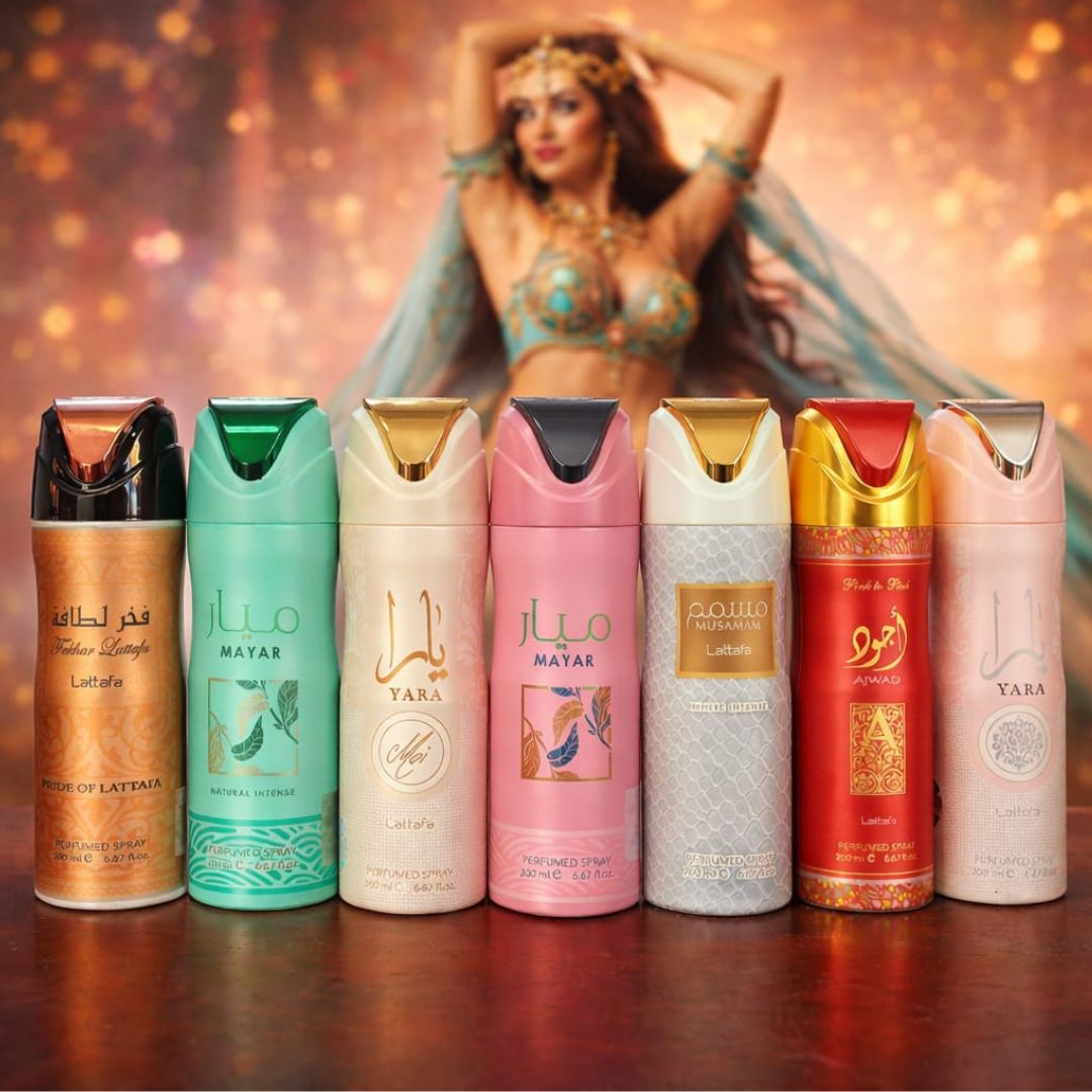 pack de 7 perfumes desodorante Arabes