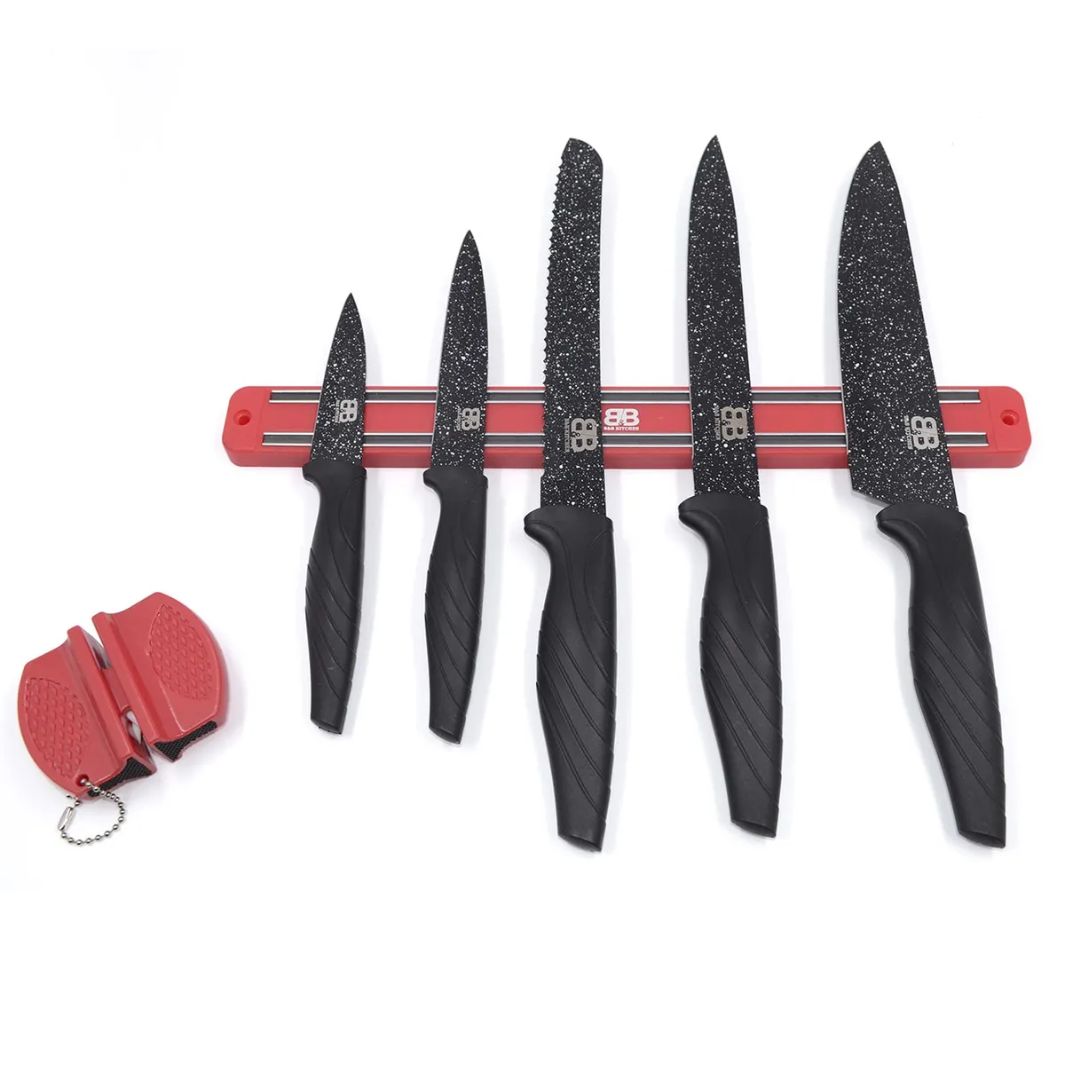 SET DE CUCHILLOS 7 pz (Código: BB 5070)