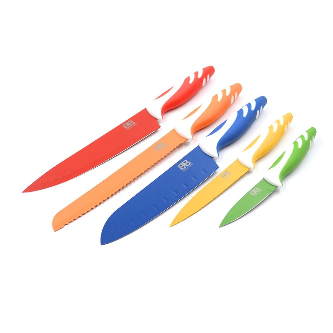 SET DE CUCHILLOS 5 pz (Código: BB 5080)