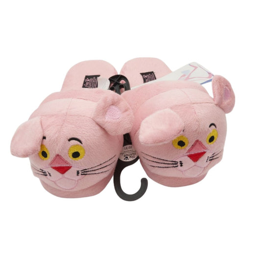PANTUFLAS PELUCHE PANTERA ROSA HORMA PEQUEÑA.
