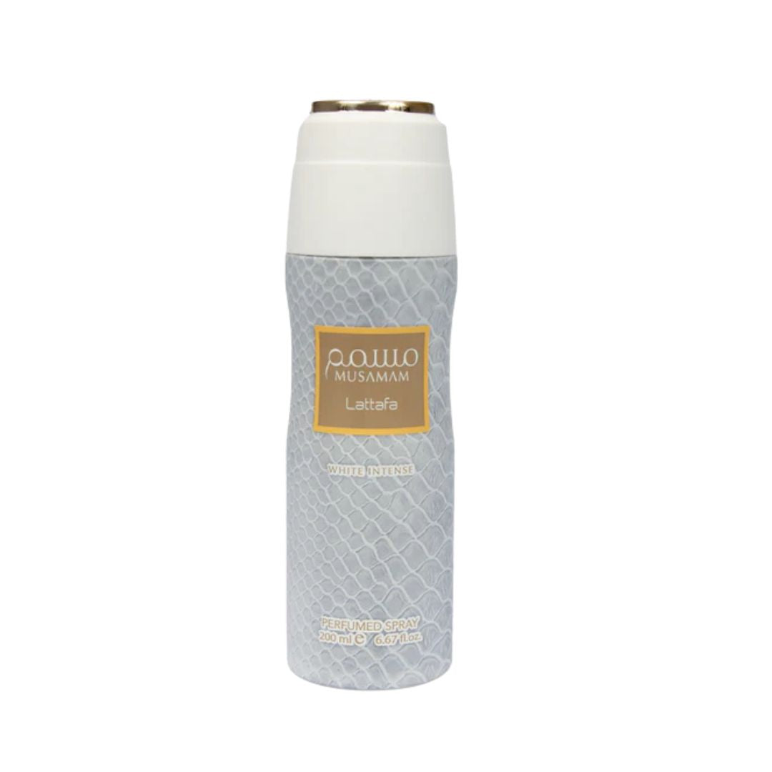 DESODORANTE PERFUME SPRAY ARABE MUSAMAM WHITE INTENSE 200ML - LATTAFA