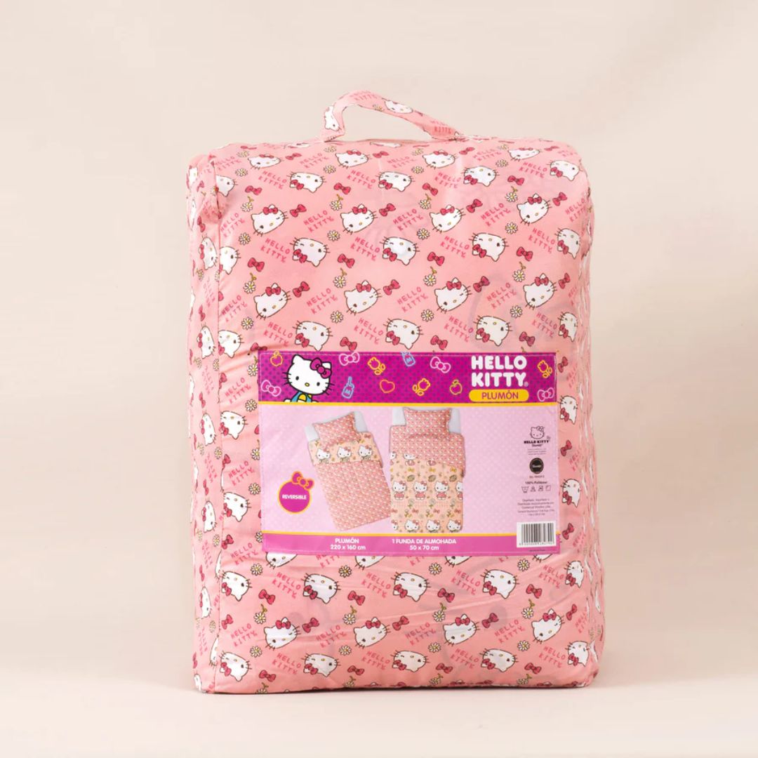 Plumón 1.5 Plazas Hello Kitty Margarita