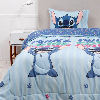 Plumón 1.5 Plazas Stitch Fluffly Mashini